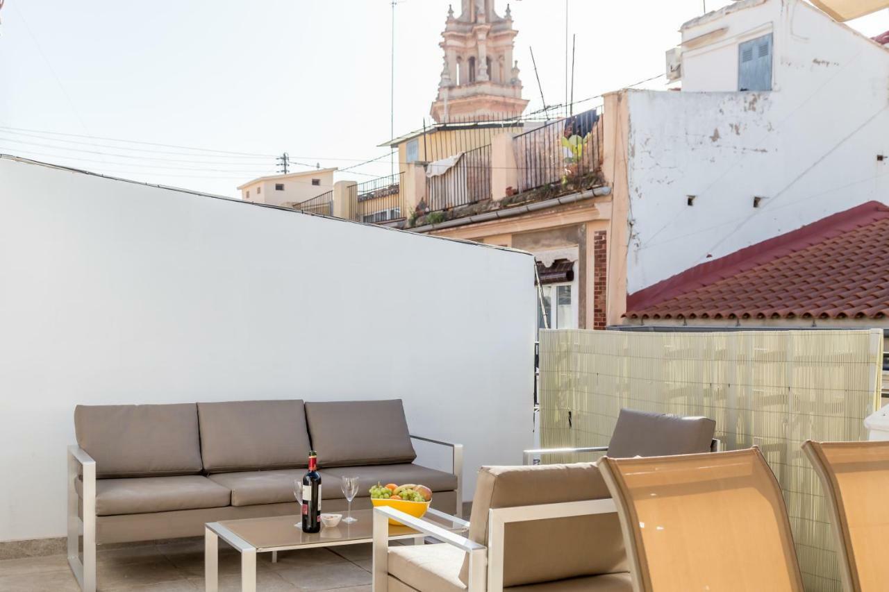Ferienwohnung Florit Flats - Center 2Br 2Ba Attic Terrace View Wifi Ac Valencia Exterior foto