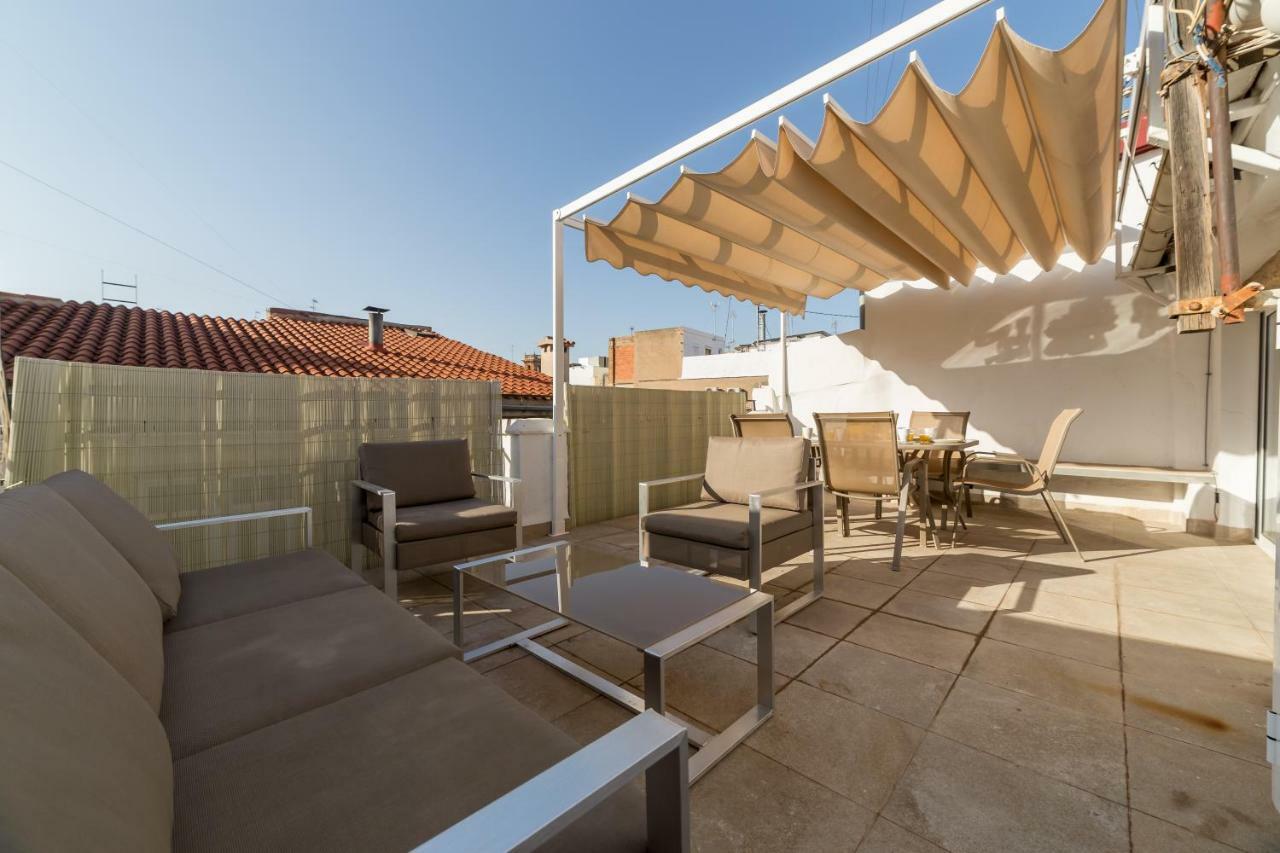 Ferienwohnung Florit Flats - Center 2Br 2Ba Attic Terrace View Wifi Ac Valencia Exterior foto