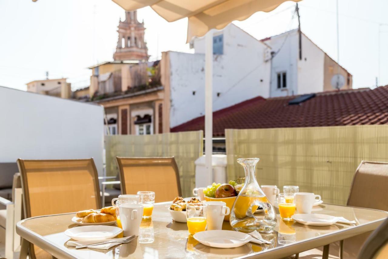 Ferienwohnung Florit Flats - Center 2Br 2Ba Attic Terrace View Wifi Ac Valencia Exterior foto