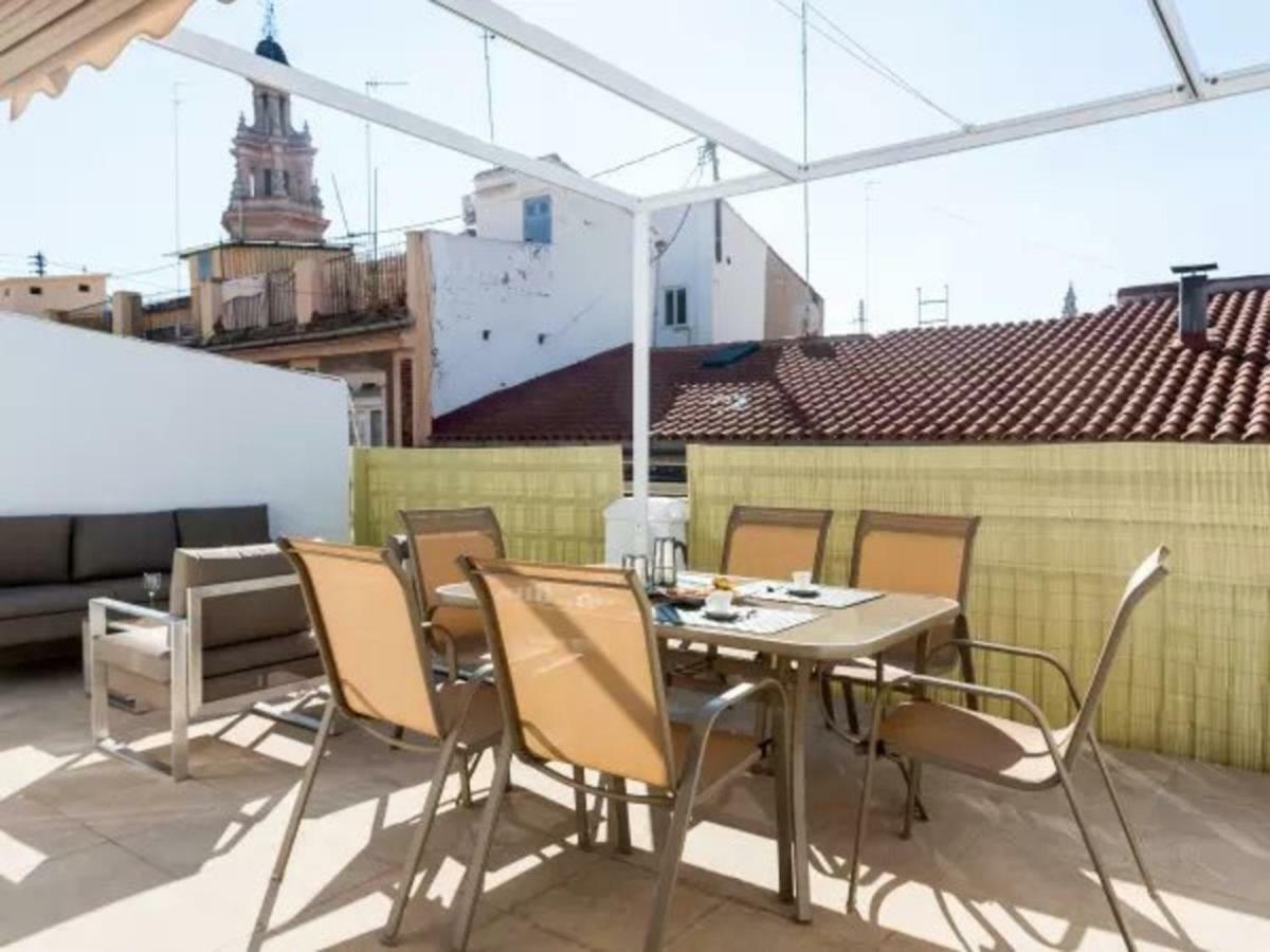 Ferienwohnung Florit Flats - Center 2Br 2Ba Attic Terrace View Wifi Ac Valencia Exterior foto
